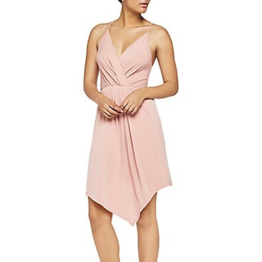 Never been worn! BCBGeneration Sleeveless Asymmetrical Surplice Dress